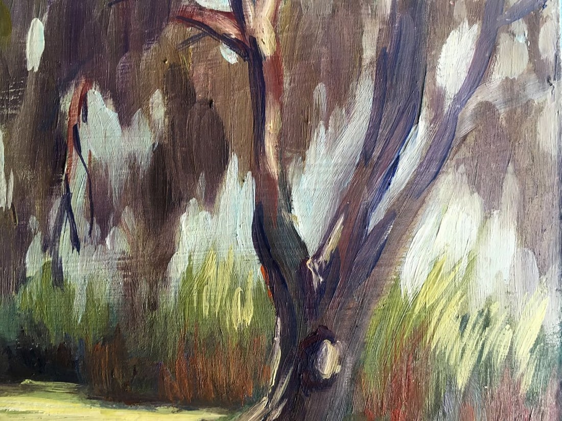 Oil painting Autumn forest Svetlana Gramm - 6