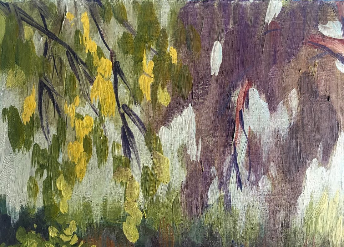 Oil painting Autumn forest Svetlana Gramm - 7