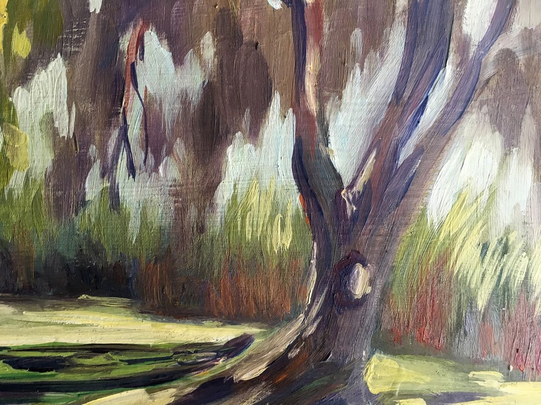 Oil painting Autumn forest Svetlana Gramm - 8