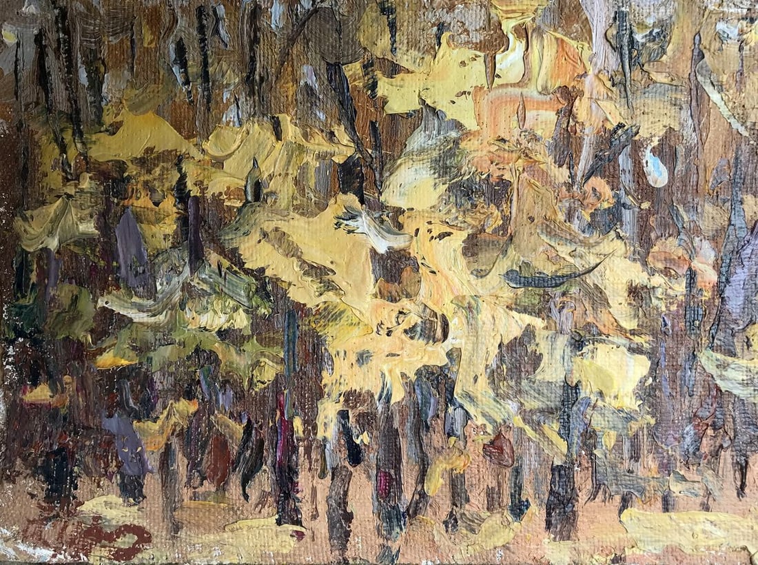 Oil painting Autumn forest Alexander Nikolaevich Cherednichenko (1 of 12)