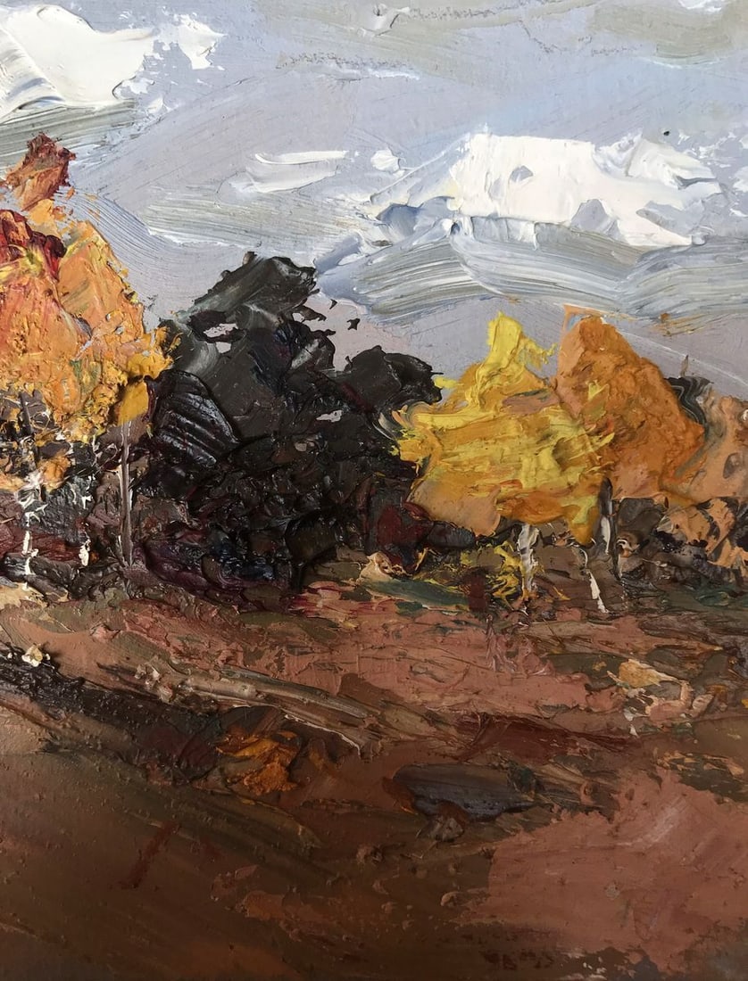 Oil painting Autumn days Alexander Nikolaevich Cherednichenko - 10