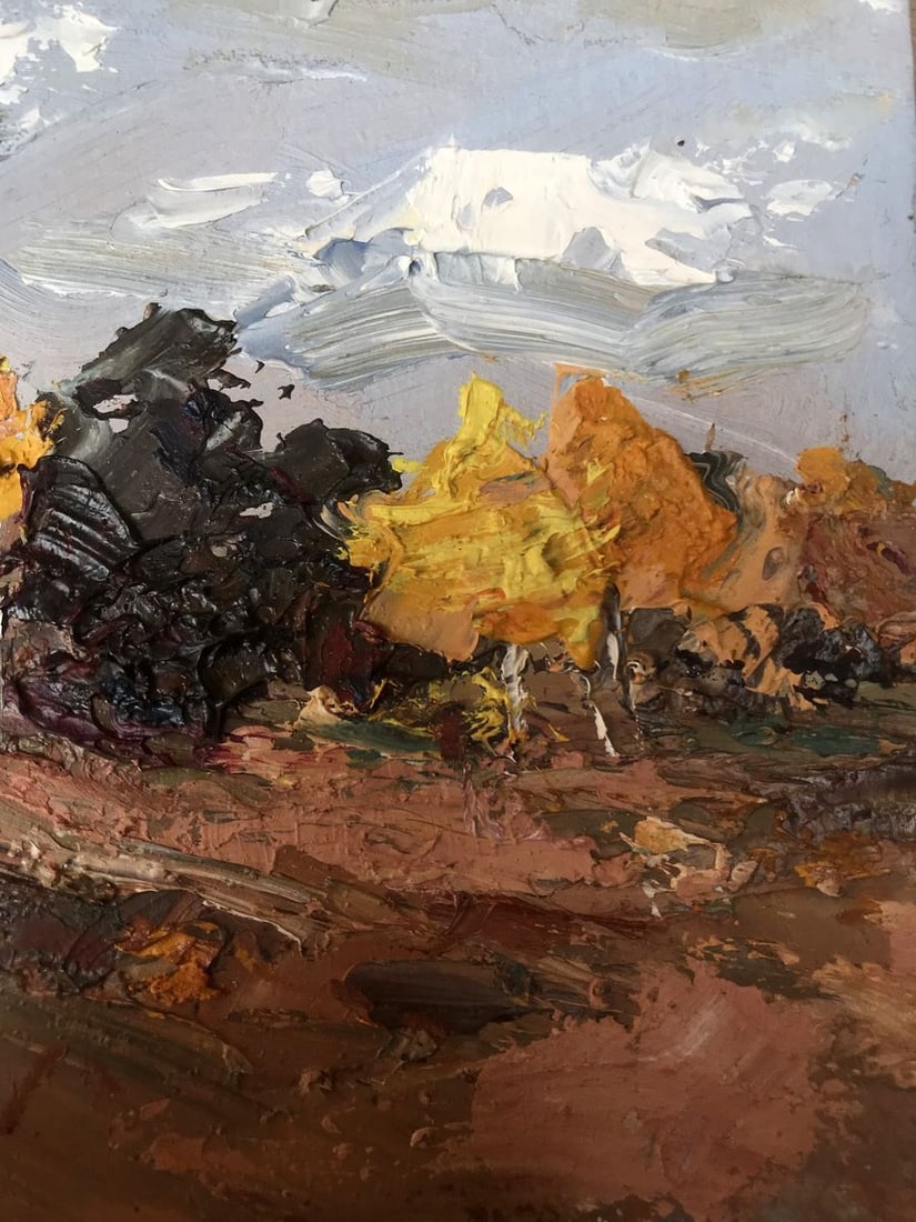 Oil painting Autumn days Alexander Nikolaevich Cherednichenko - 11