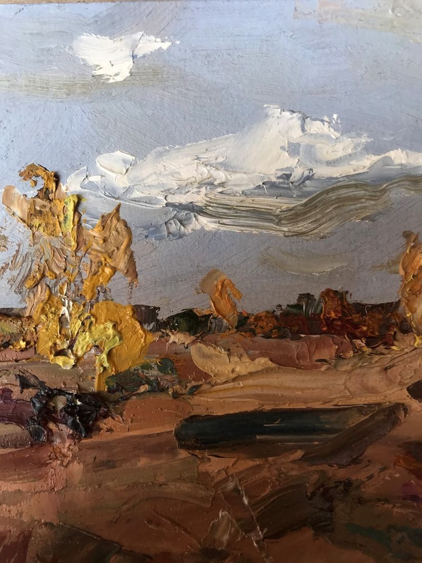 Oil painting Autumn days Alexander Nikolaevich Cherednichenko - 4
