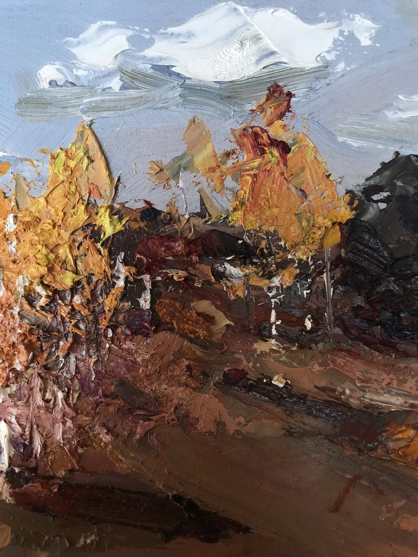 Oil painting Autumn days Alexander Nikolaevich Cherednichenko - 8