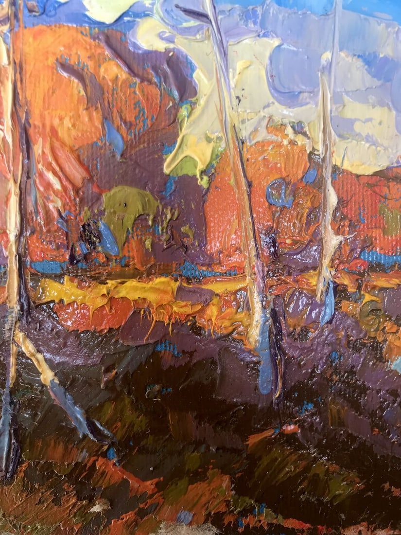 Oil painting Warm Autumn Kalenyuk Alex - 4