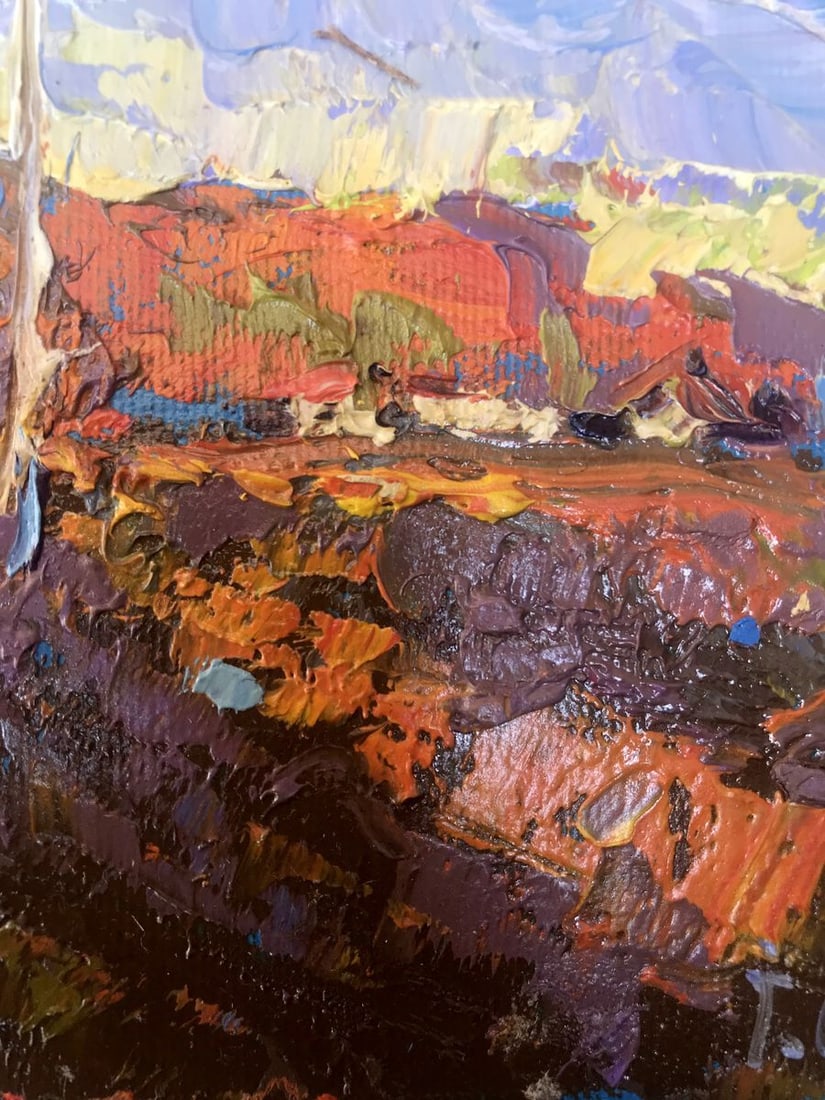 Oil painting Warm Autumn Kalenyuk Alex - 9