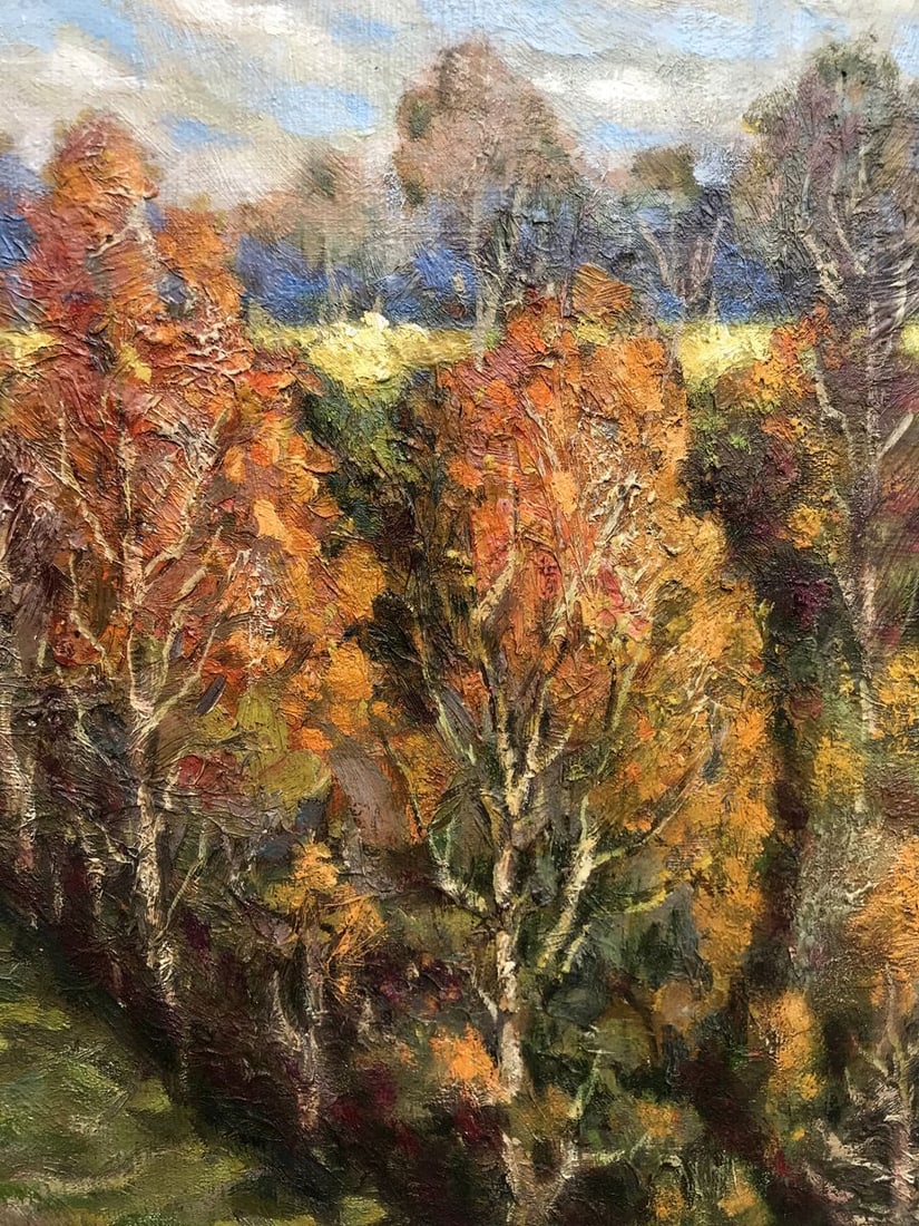 Oil painting Autumn in Sednev Shapoval Ivan Leontyevich - 11