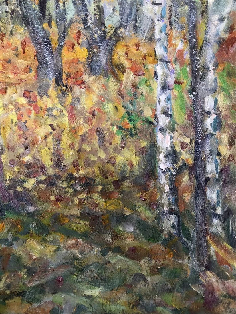 Oil painting Autumn motif Shapoval Ivan Leontyevich - 10