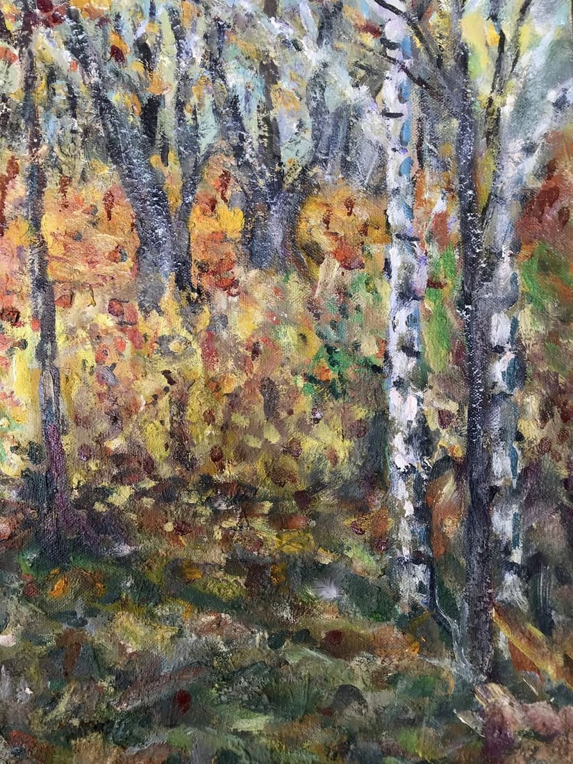 Oil painting Autumn motif Shapoval Ivan Leontyevich - 11