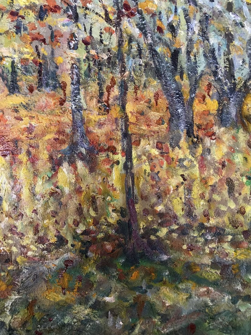 Oil painting Autumn motif Shapoval Ivan Leontyevich - 7