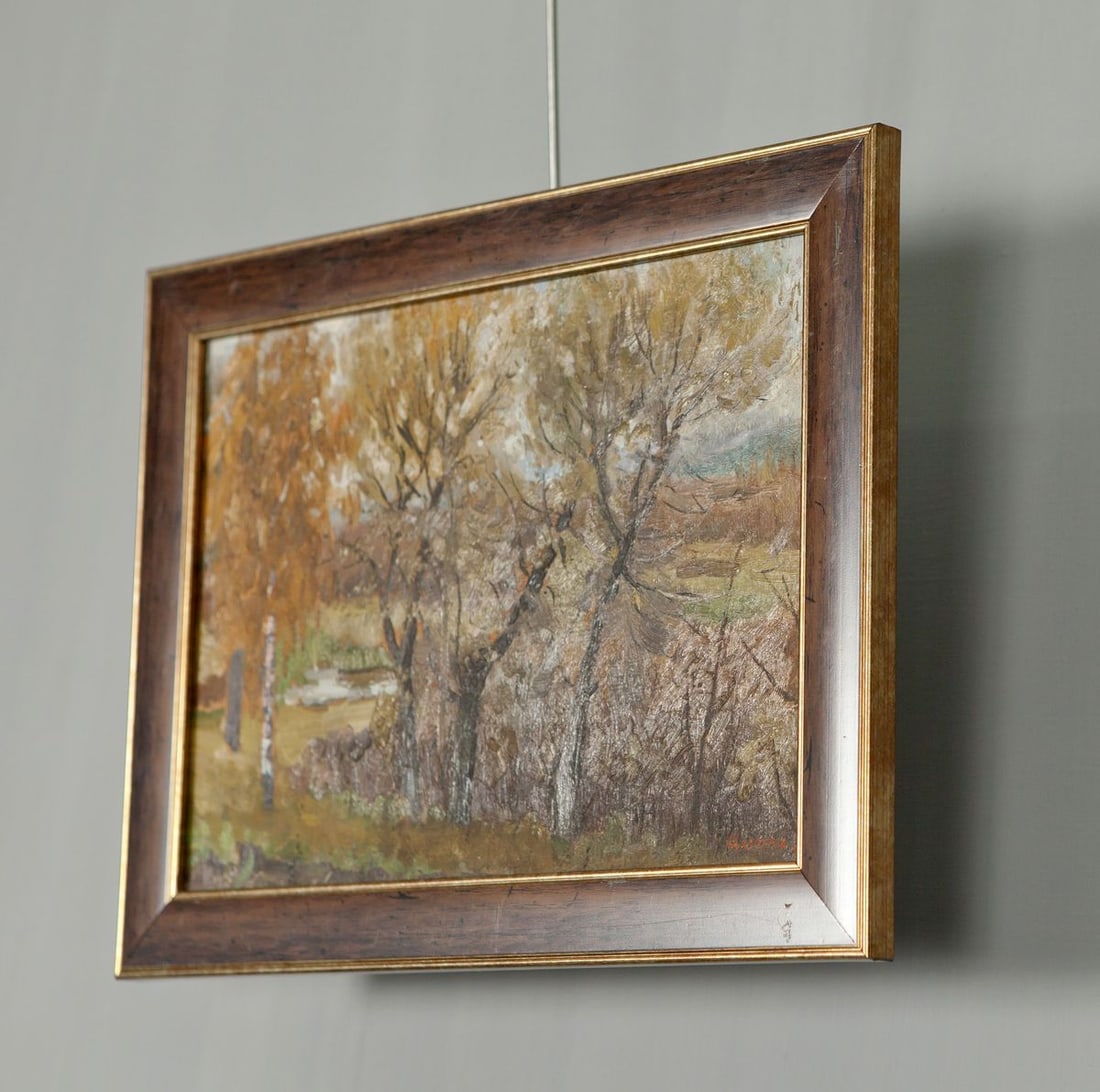 Autumn Painting by Soviet artist Ivan Tsyupka - 2