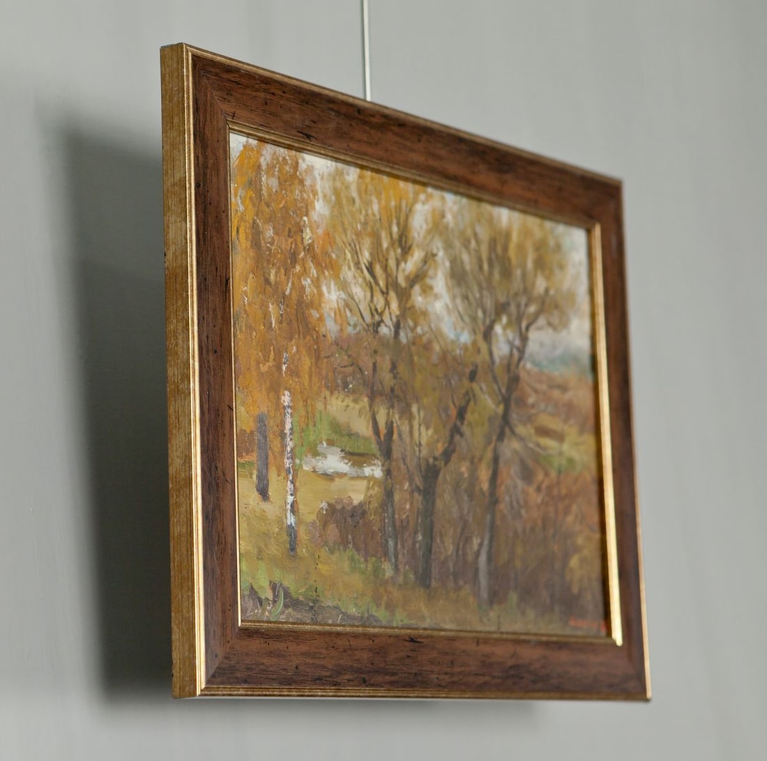 Autumn Painting by Soviet artist Ivan Tsyupka - 3