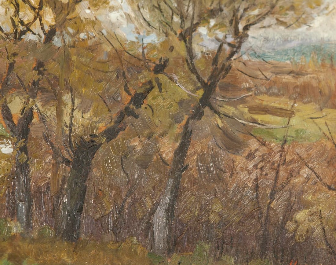 Autumn Painting by Soviet artist Ivan Tsyupka - 5
