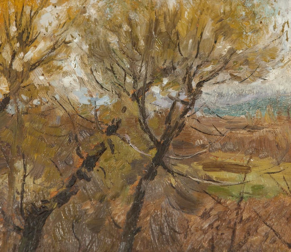 Autumn Painting by Soviet artist Ivan Tsyupka - 7