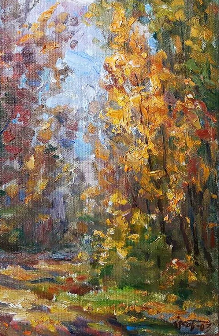 Oil painting Sunny day in the forest Kovalenko Ivan Mikhailovich - 5