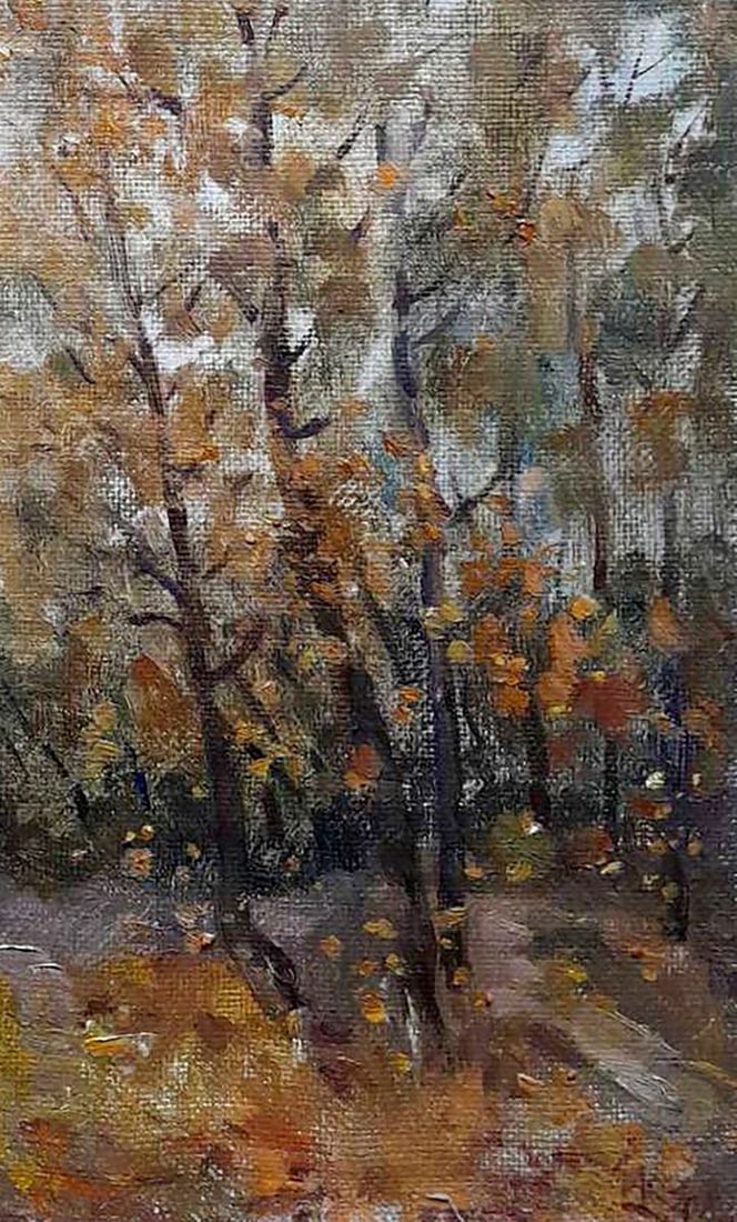 Oil painting Autumn in the forest Kovalenko Ivan Mikhailovich - 5