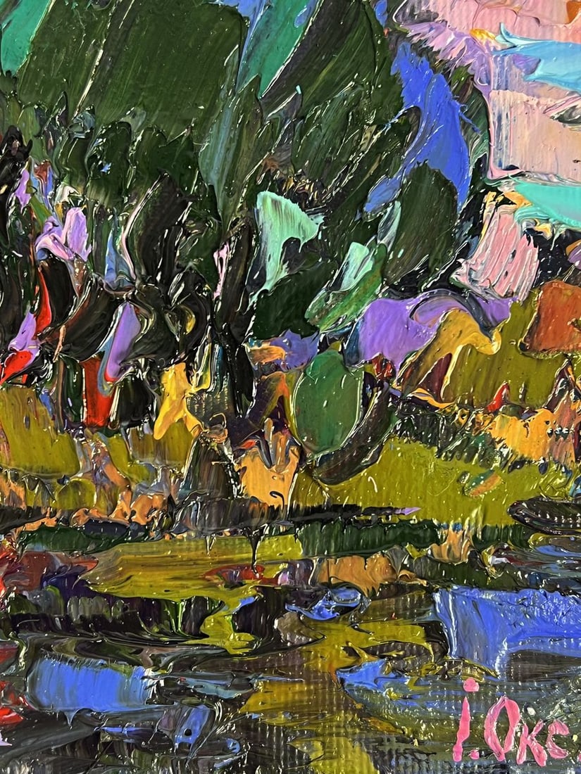 Oil painting Evening in Reflections Oksana Ivanyuk - 10