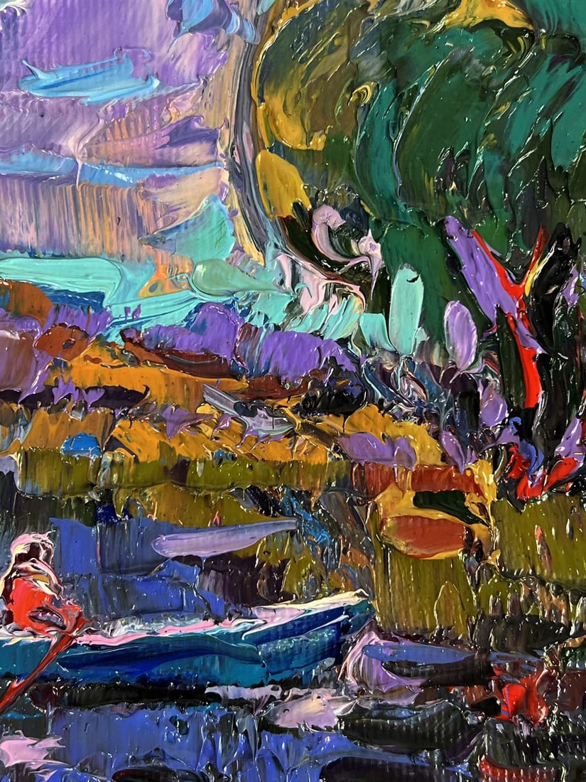 Oil painting Evening in Reflections Oksana Ivanyuk - 5