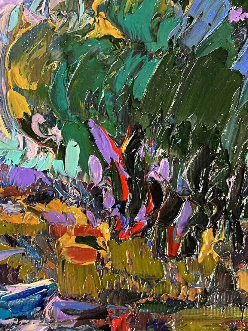 Oil painting Evening in Reflections Oksana Ivanyuk - 8