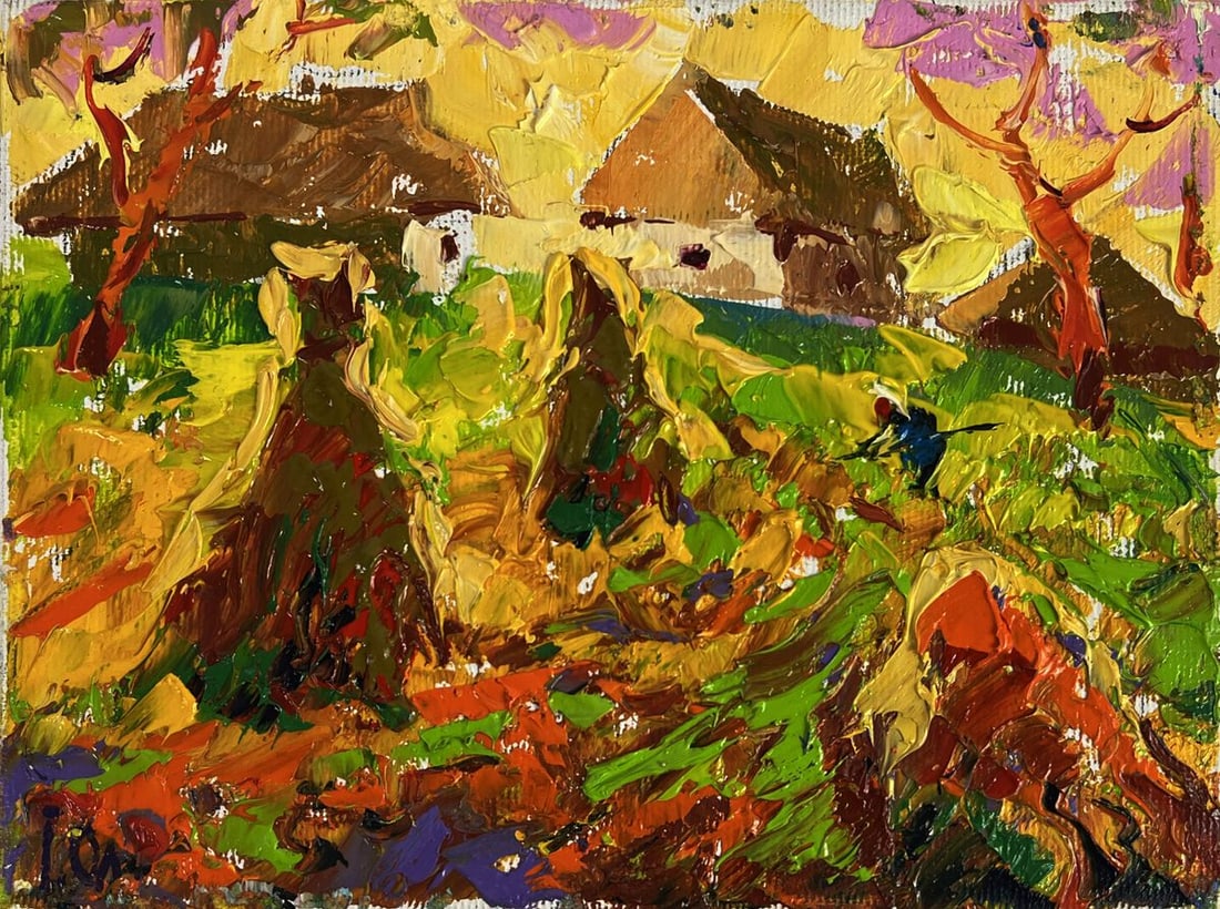 Oil painting The Sun is Setting Oleksiy Ivanyuk - 3
