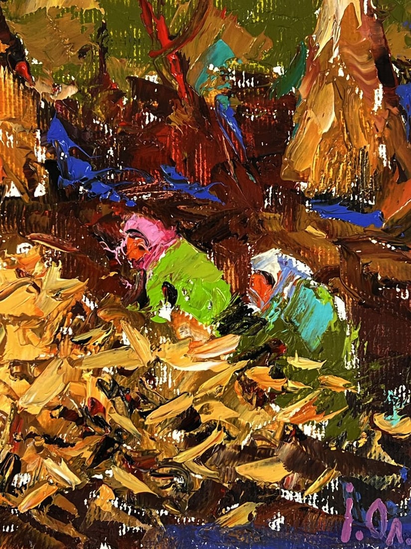 Oil painting Autumn has come to the field Oleksiy Ivanyuk - 10