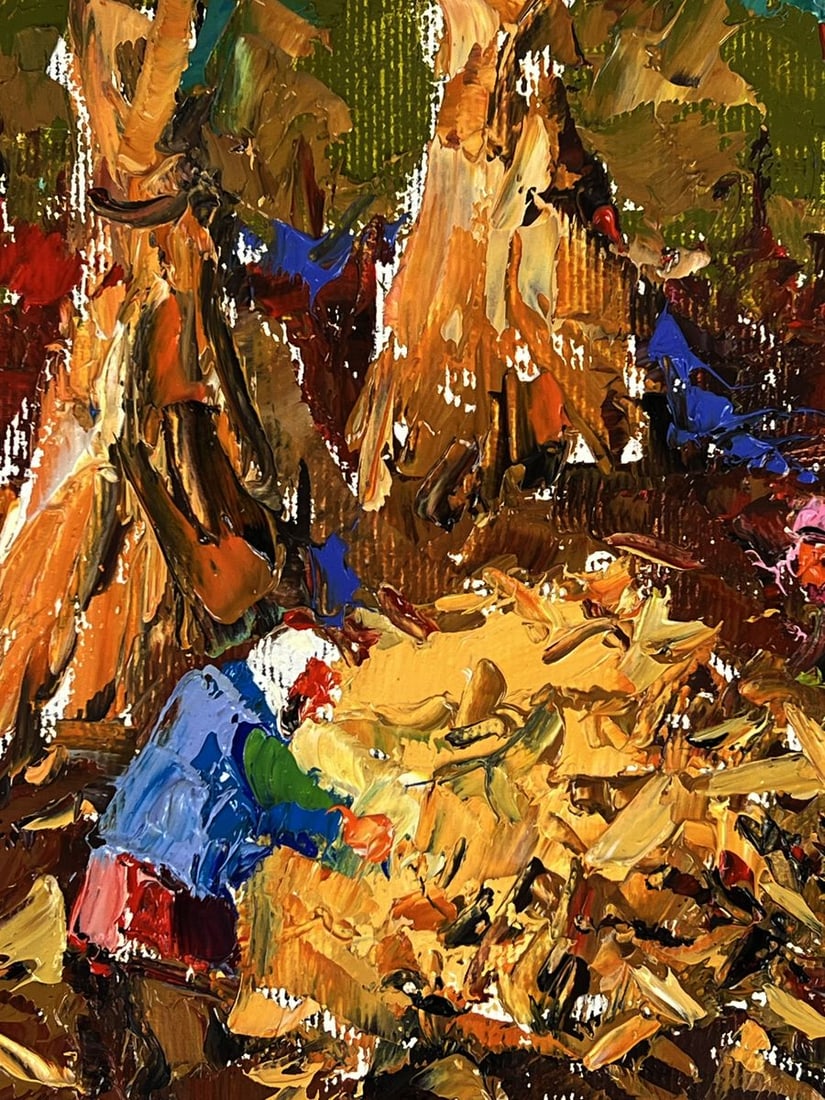 Oil painting Autumn has come to the field Oleksiy Ivanyuk - 4