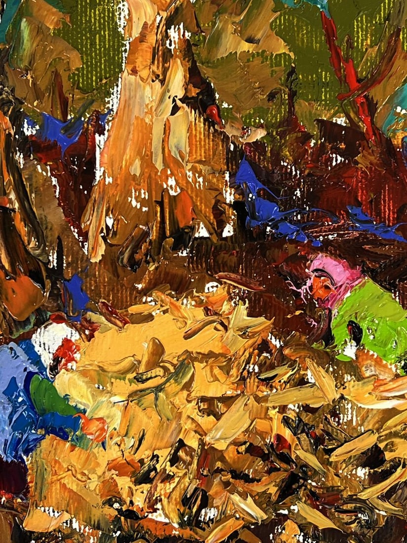 Oil painting Autumn has come to the field Oleksiy Ivanyuk - 6