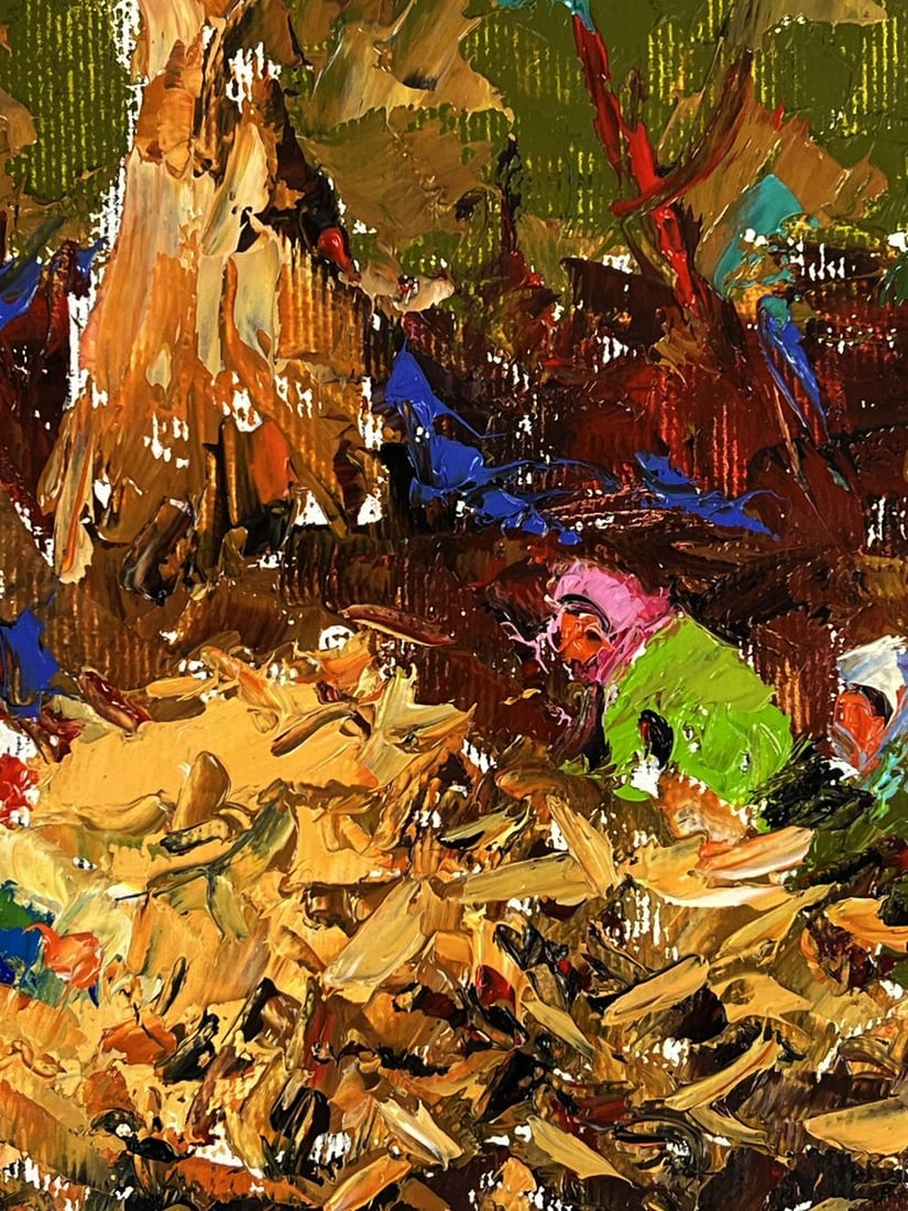 Oil painting Autumn has come to the field Oleksiy Ivanyuk - 7