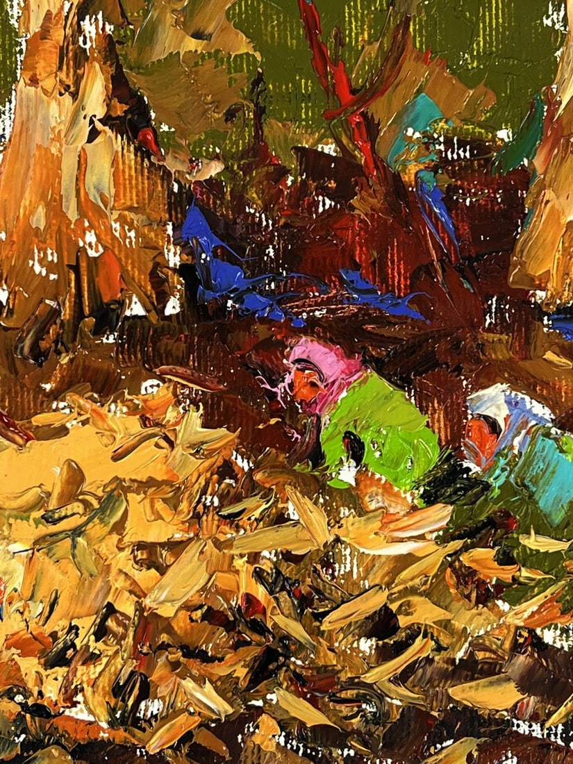 Oil painting Autumn has come to the field Oleksiy Ivanyuk - 8