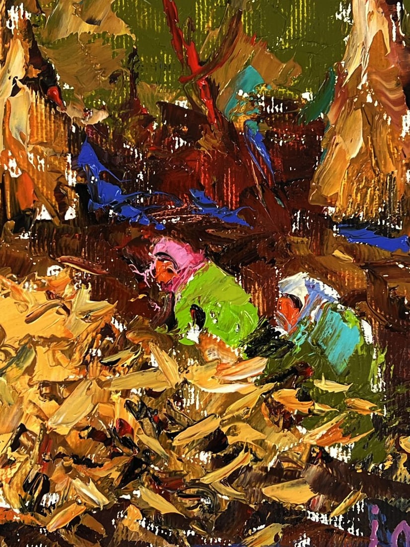 Oil painting Autumn has come to the field Oleksiy Ivanyuk - 9