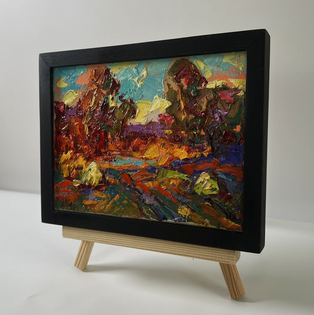Oil painting Autumn evening Oleksiy Ivanyuk - 2