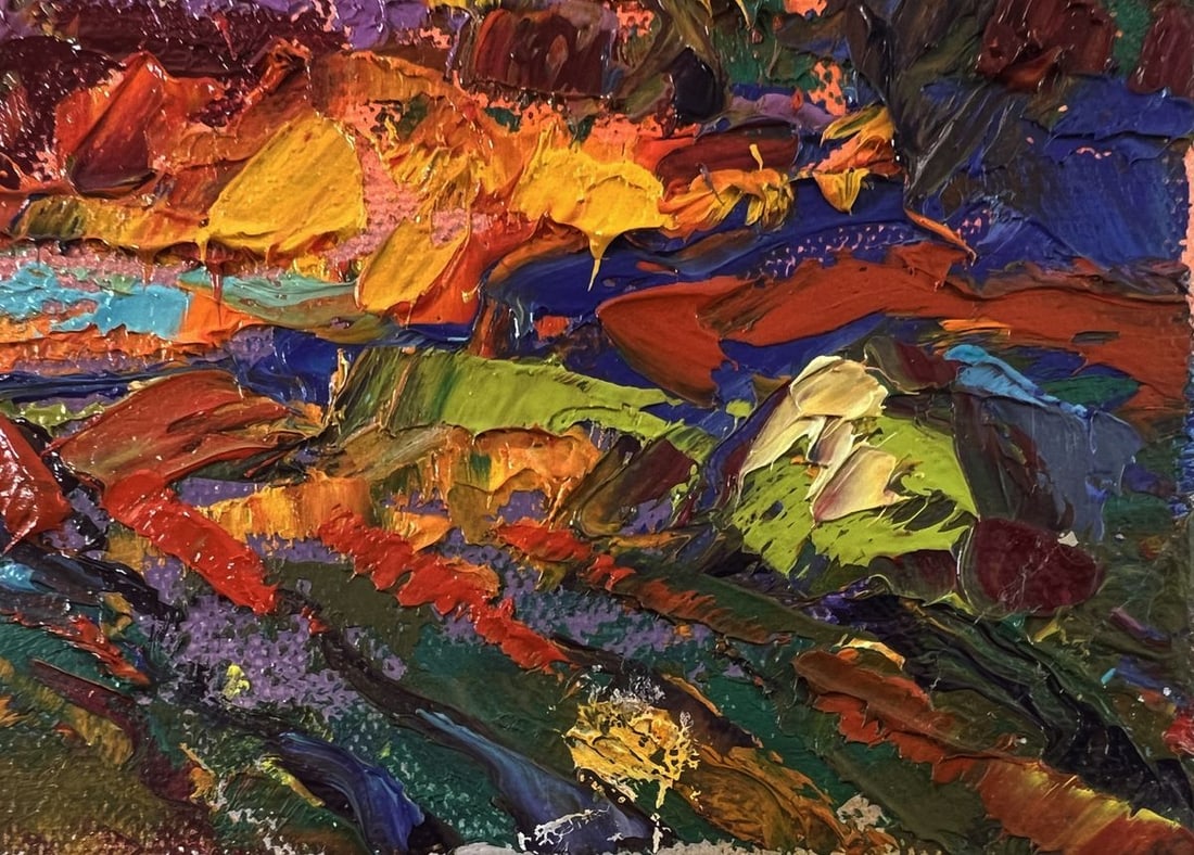 Oil painting Autumn evening Oleksiy Ivanyuk - 5