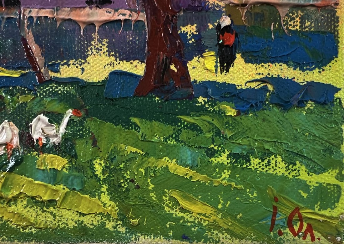 Oil painting Village morning Oleksiy Ivanyuk - 5