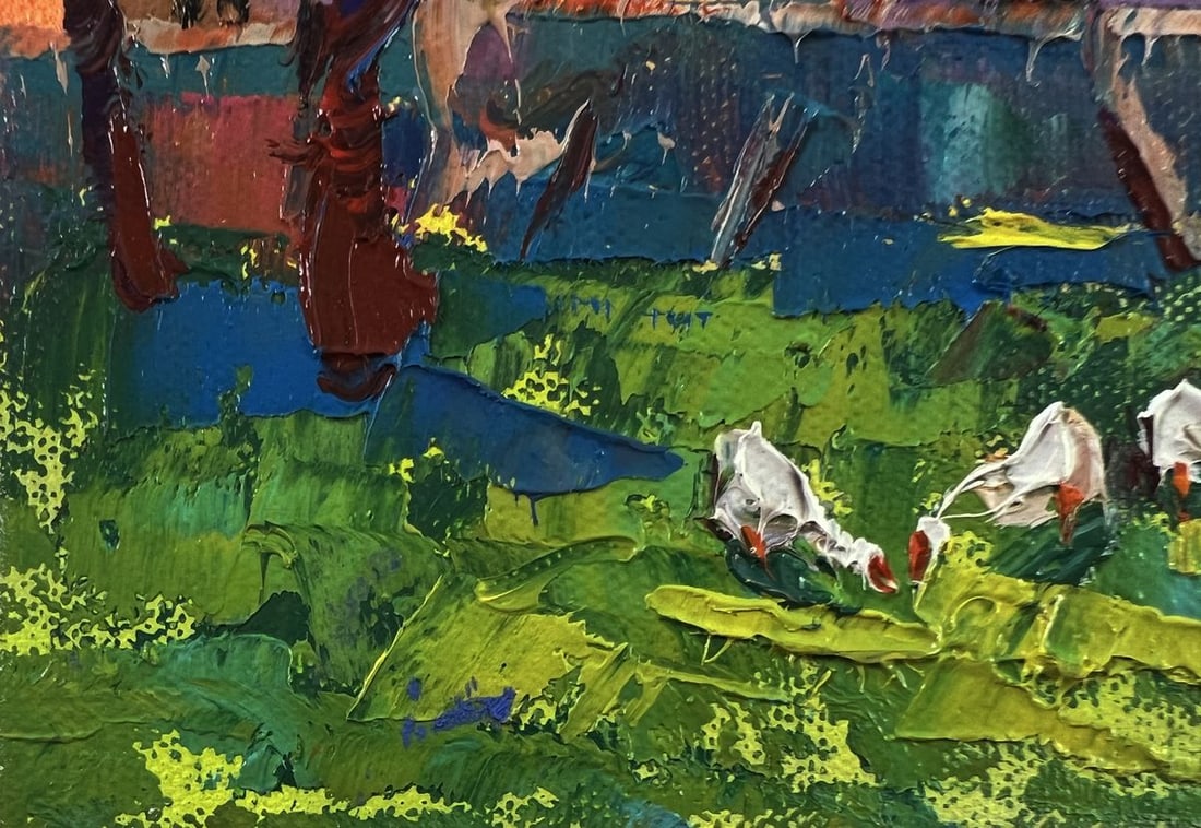 Oil painting Village morning Oleksiy Ivanyuk - 6