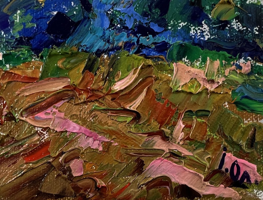 Oil painting Evening nature Oleksiy Ivanyuk - 5
