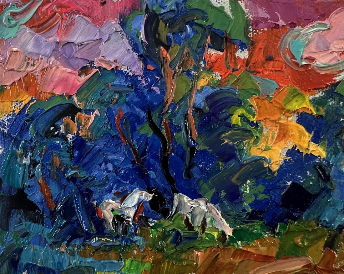 Oil painting Evening nature Oleksiy Ivanyuk - 7