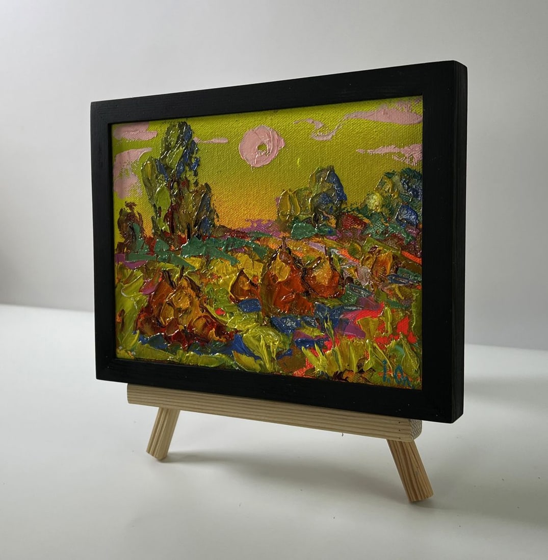 Oil painting The setting of the sun Oleksiy Ivanyuk - 2