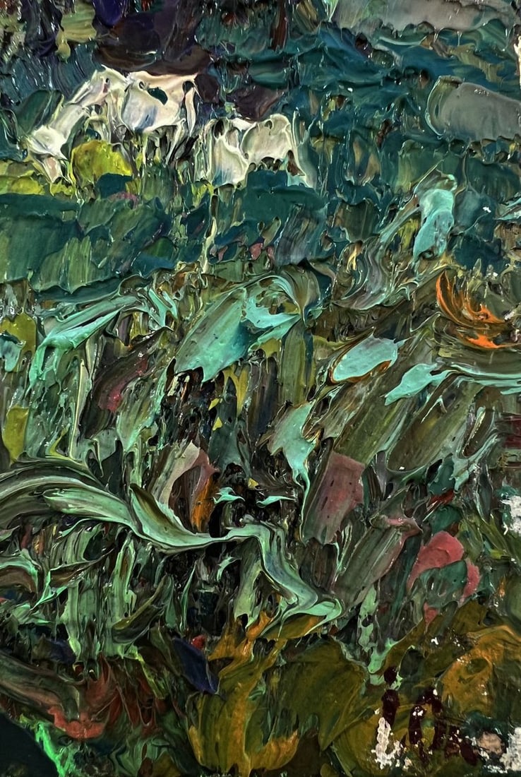 Oil painting The moon shines over the field Oleksiy Ivanyuk - 7