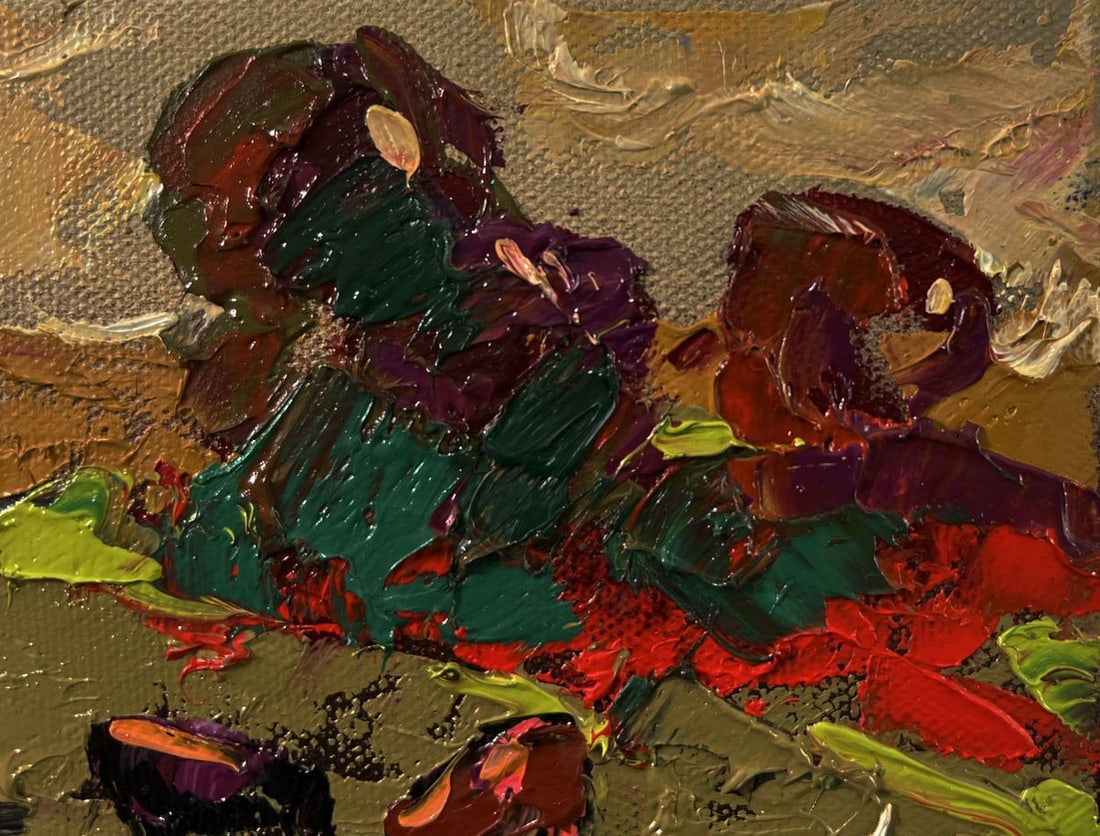 Oil painting Autumn evening Oleksiy Ivanyuk - 4