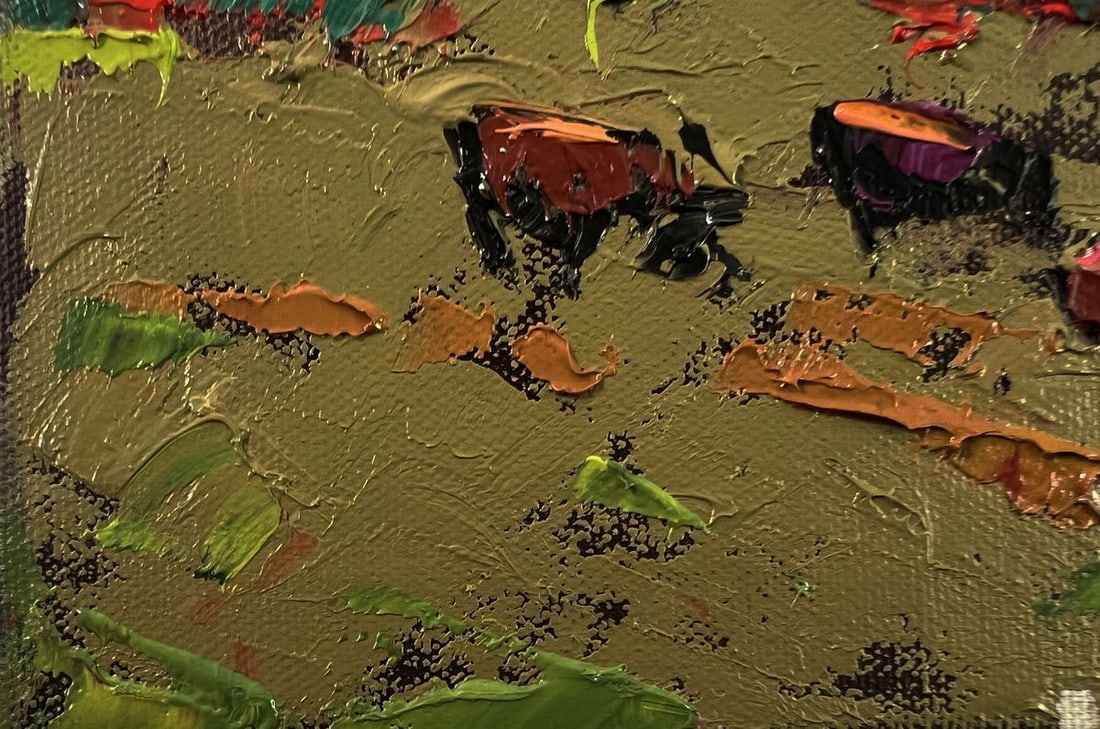 Oil painting Autumn evening Oleksiy Ivanyuk - 6