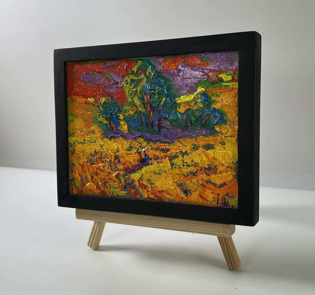 Oil painting Crimson sunset Oleksiy Ivanyuk - 2