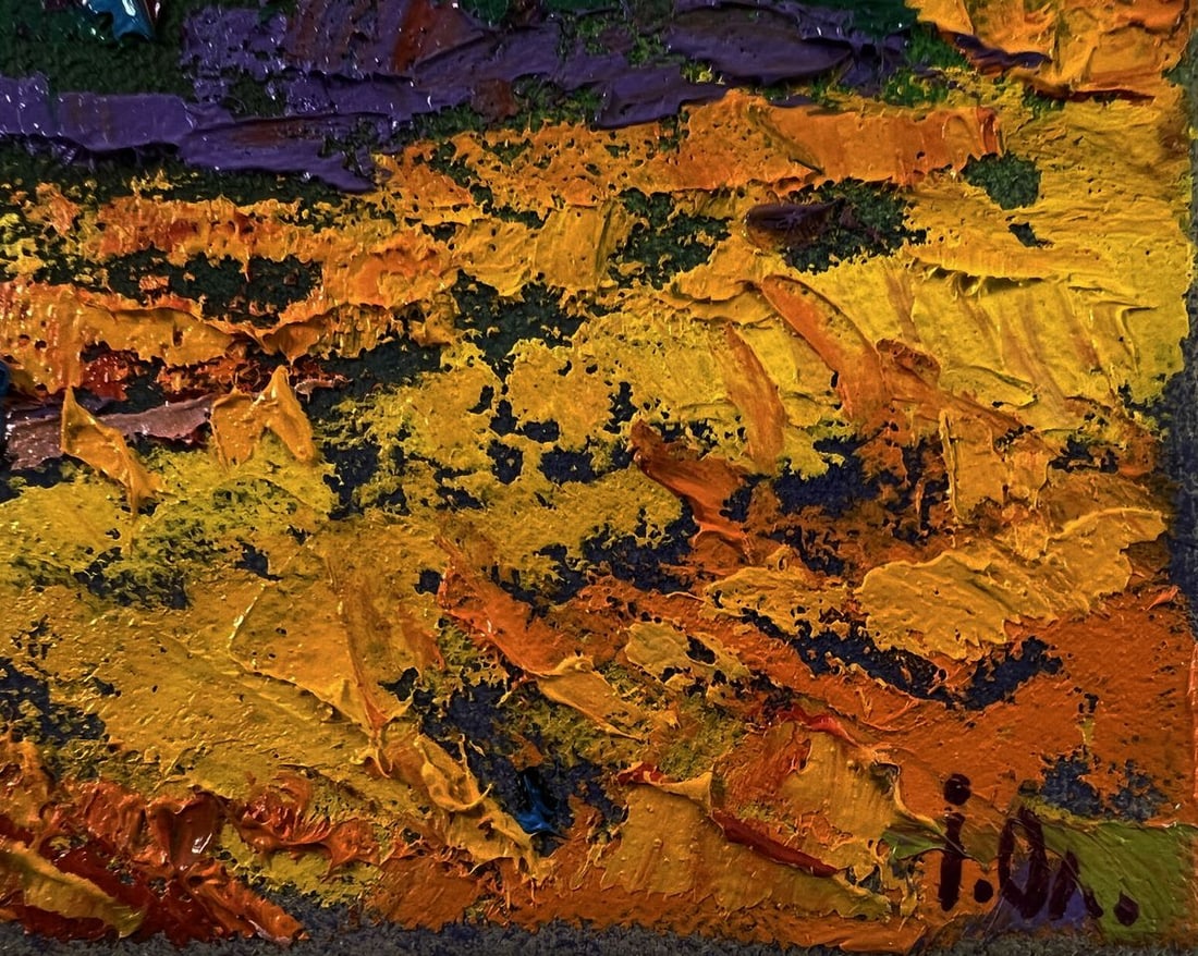 Oil painting Crimson sunset Oleksiy Ivanyuk - 5