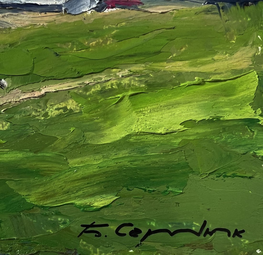 Oil painting Evening field Boris Serdyuk - 9