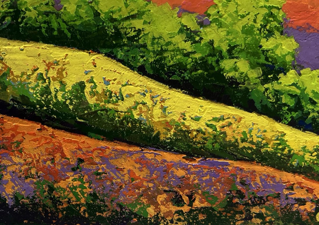 Oil painting Different shades of sunset V. Zadorozhnya - 6