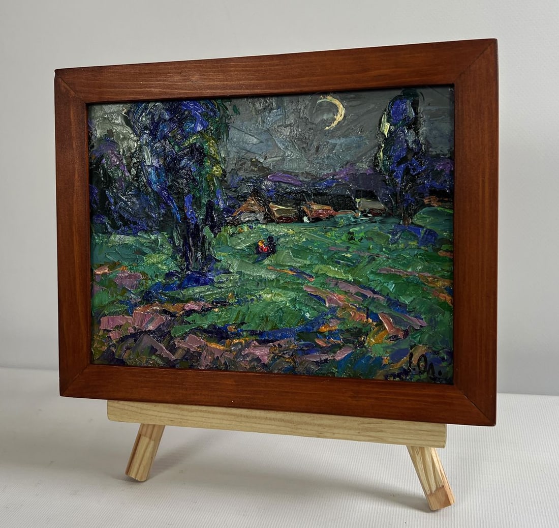 Oil painting Light from the moon Alex Kalenyuk - 2