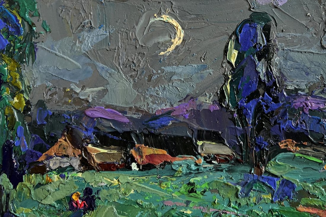 Oil painting Light from the moon Alex Kalenyuk - 4