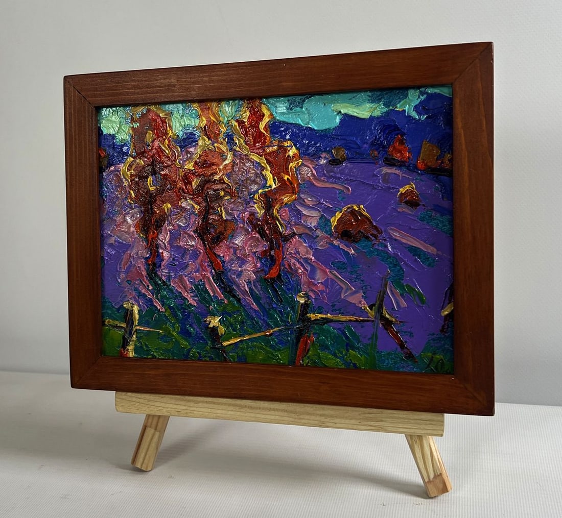 Oil painting Cool autumn evening Alex Kalenyuk - 2