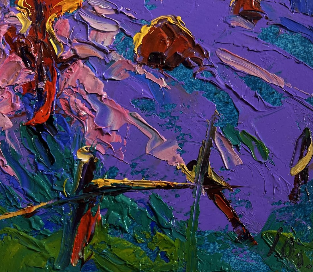 Oil painting Cool autumn evening Alex Kalenyuk - 7