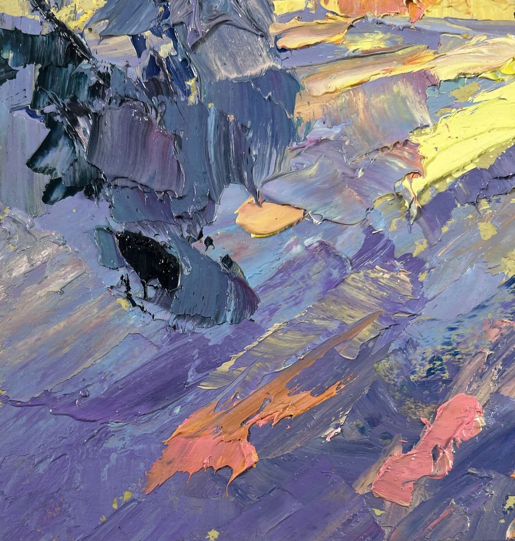 Oil painting The first rays of the sun in the east Boris Serdyuk - 7