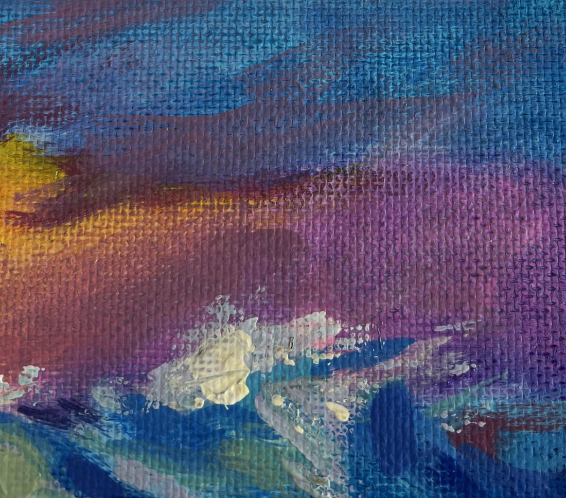 Acrylic painting Breathtaking views of the sea Mykhailo Patskan - 4
